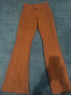 SPANX Rust Brown Boot-Cut Flare Pants